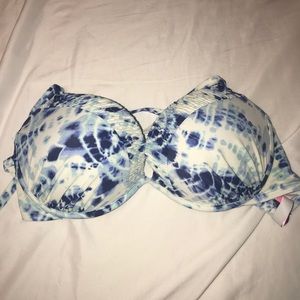 Victoria’s Secret Bikini Top Bombshell 34D Tie Dye